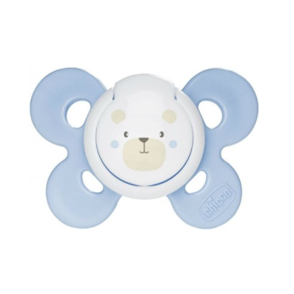 chicco physio comfort blue silicone pacifier 0 6m